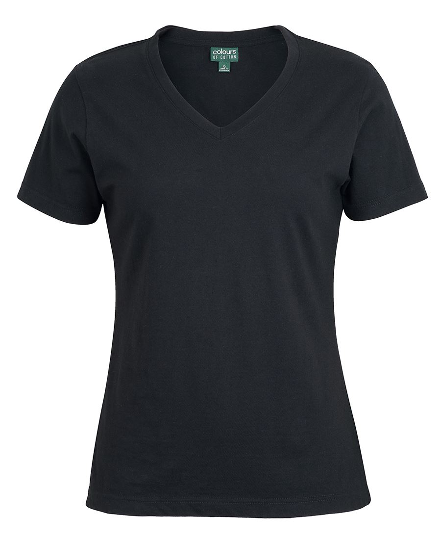 C of C LADIES V NECK TEE