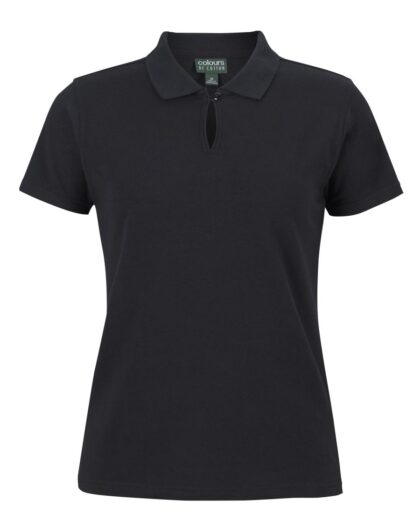 C of C LADIES COTTON S/S STRETCH POLO