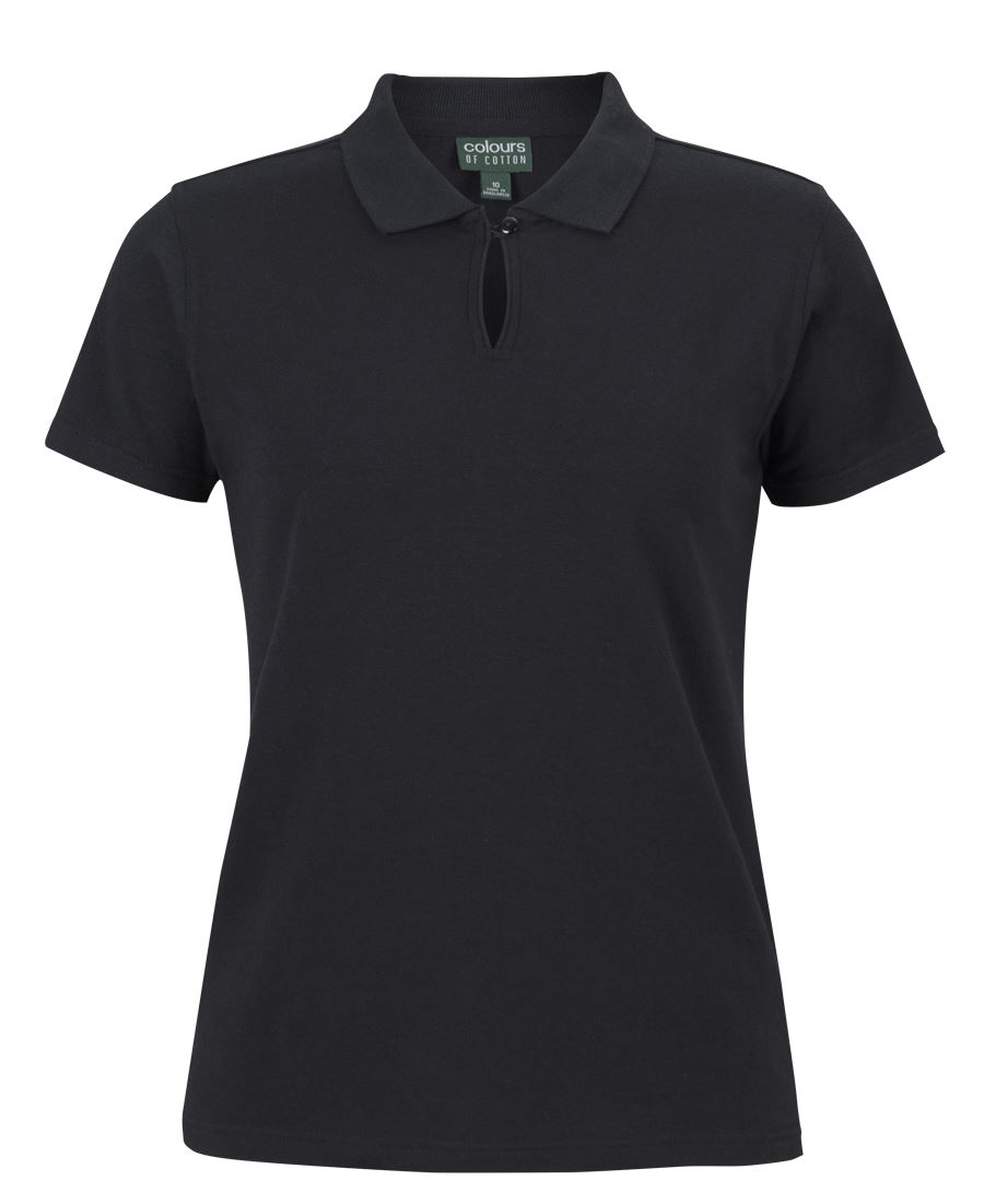 C of C LADIES COTTON S/S STRETCH POLO