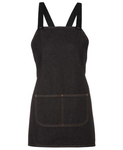 JB's CROSS BACK 65x71 BIB DENIM APRON (WITHOUT STRAP)