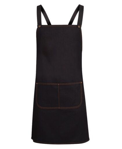 JB's CROSS BACK DENIM APRON (WITHOUT STRAP)