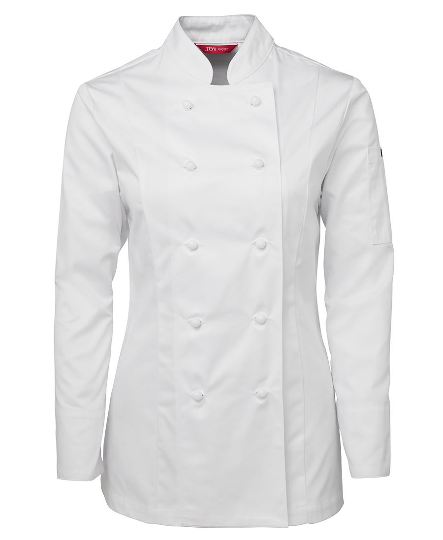 JB's LADIES L/S CHEF'S JACKET