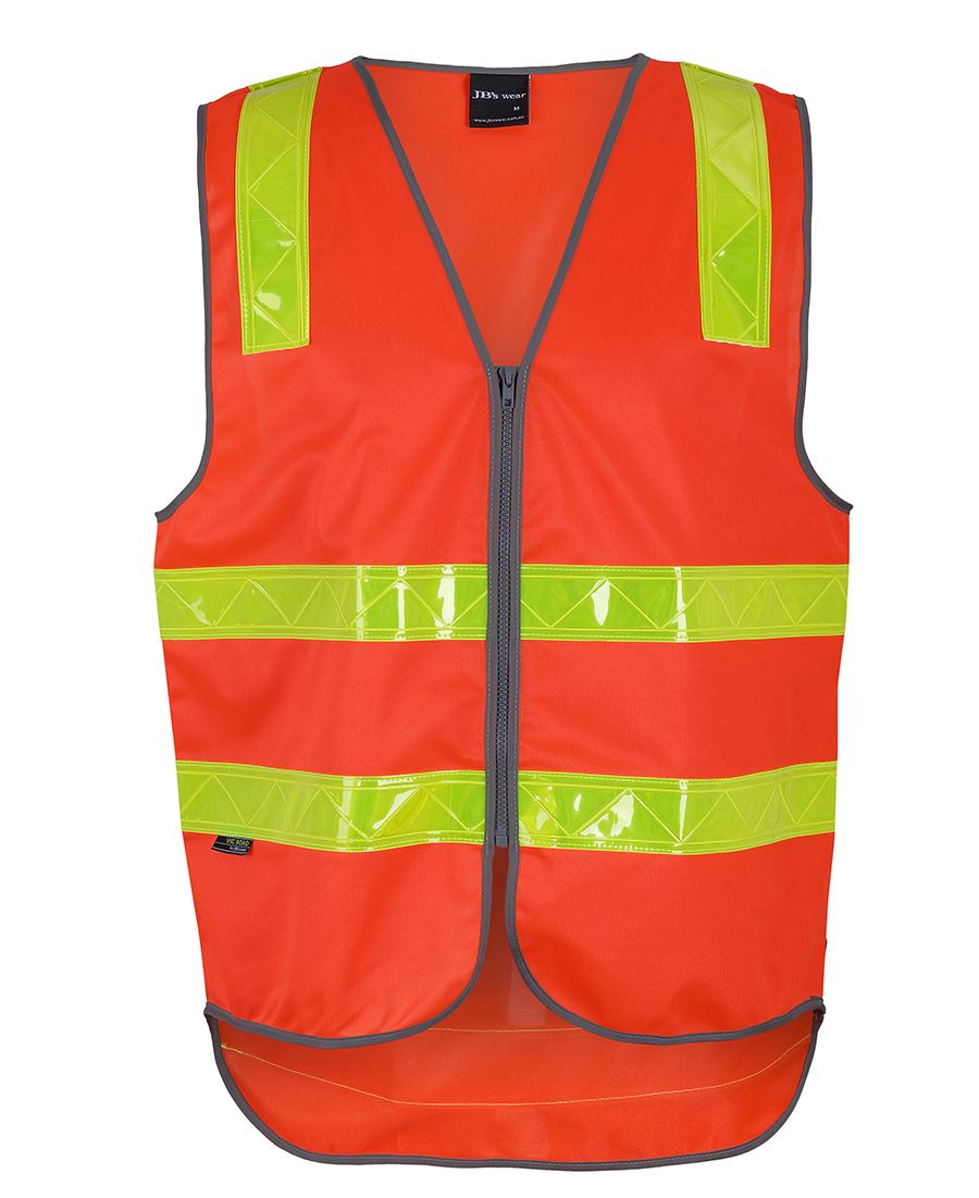 JB's VIC ROAD (D+N) ZIP SAFETY VEST