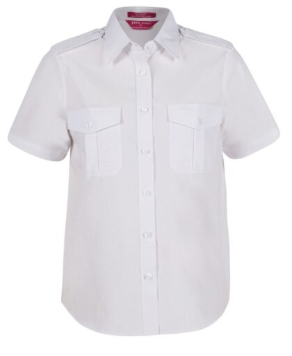 JB's LADIES S/S EPAULETTE SHIRT