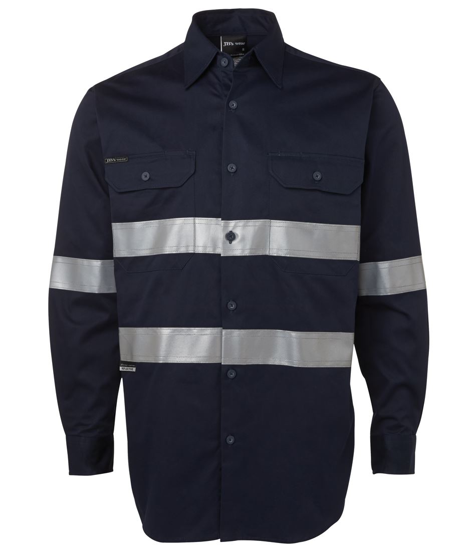 JB's (D+N) L/S 190G WORK SHIRT HV
