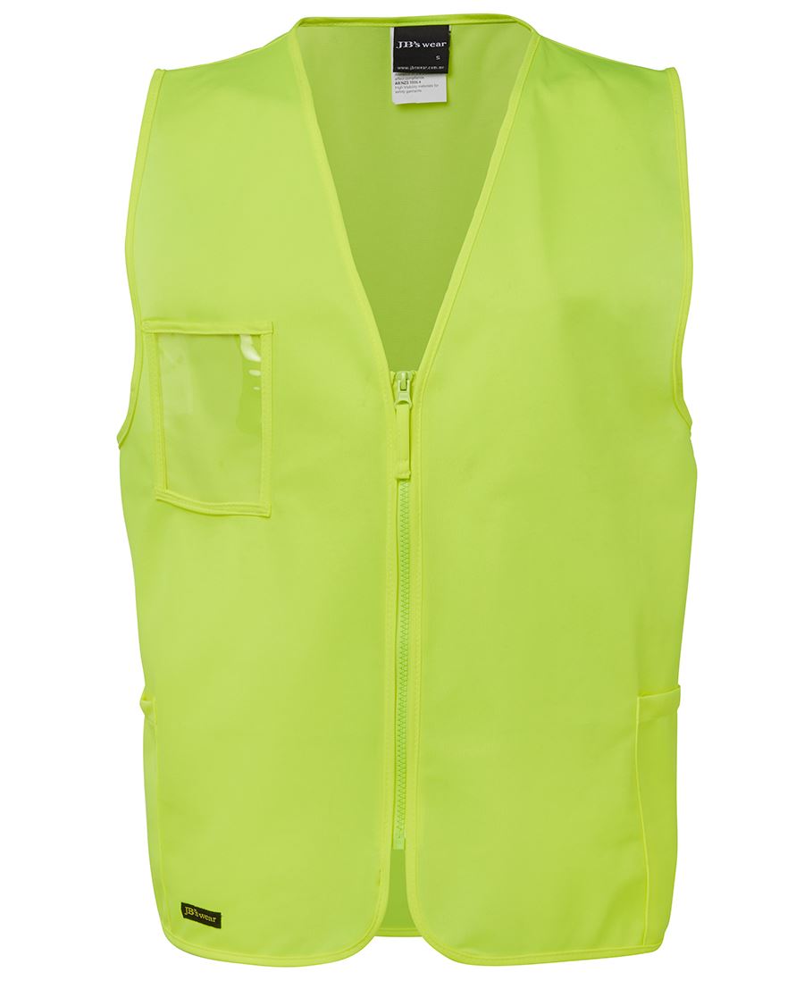 JB's HV ZIP SAFETY VEST