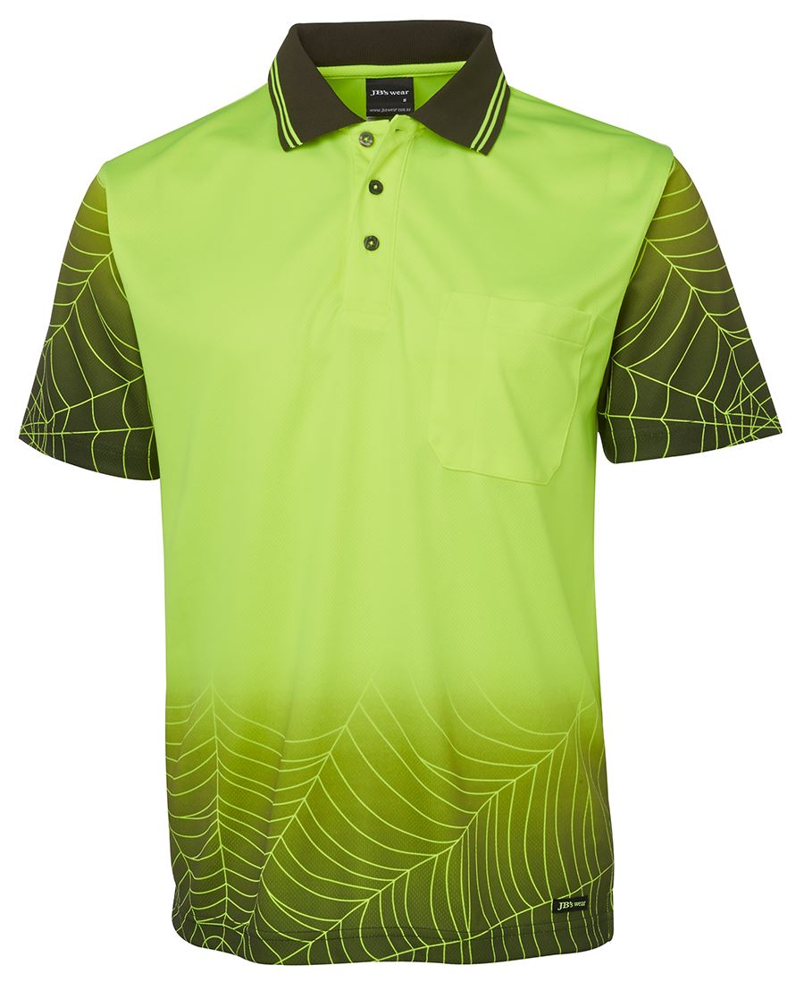 JB's HI VIS S/S WEB POLO