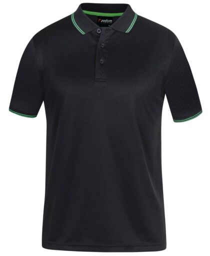 PDM JACQUARD CONTRAST POLO