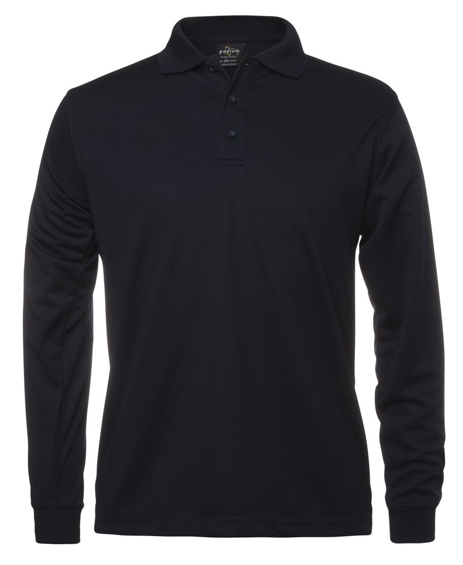 PODIUM L/S POLY POLO