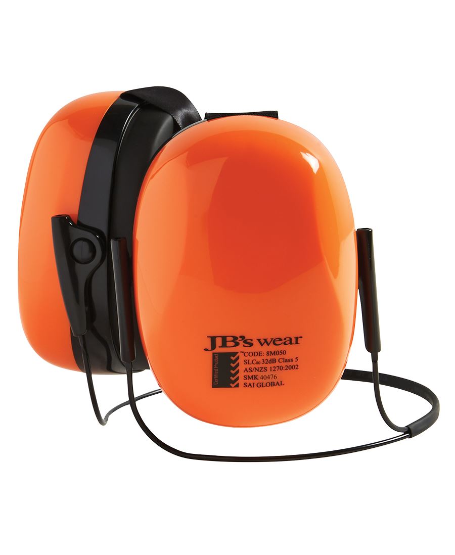 JB's 32dB SUPREME EAR MUFF WITH NECK BAND