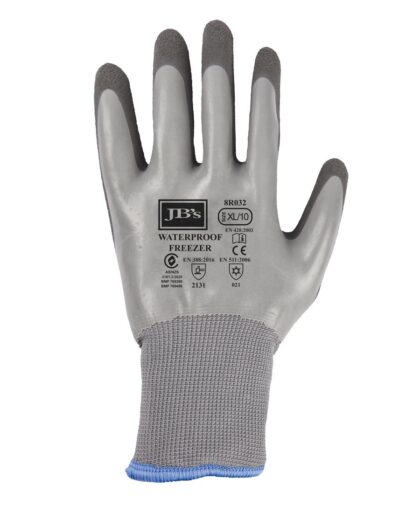 JB's W/PROOF LATEX COAT FREEZER GLOVE 5PK GREY/CHAR