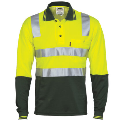 Cotton Back Polo w/- Tape L/S