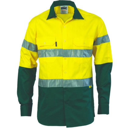 2 Tone LW Cott Shirt Tape L/S