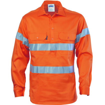 Close front cttn shirt G-tape