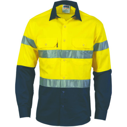 2tone LW Cott Shirt G-Tape L/S