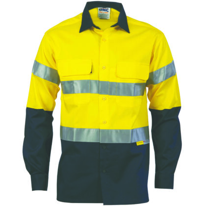 2 tone cott shirt Tape8906 L/S