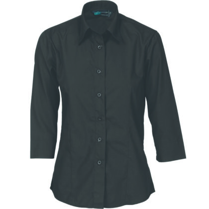 Poly Cotton Poplin Shirt 3/4